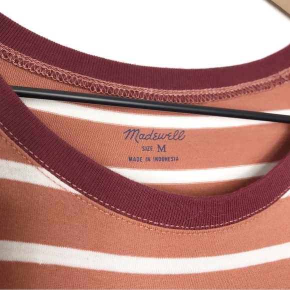 MADEWELL Northside Vitnage Etta Stripe Long Sleeve Tee Shirt M - Picture 4 of 8